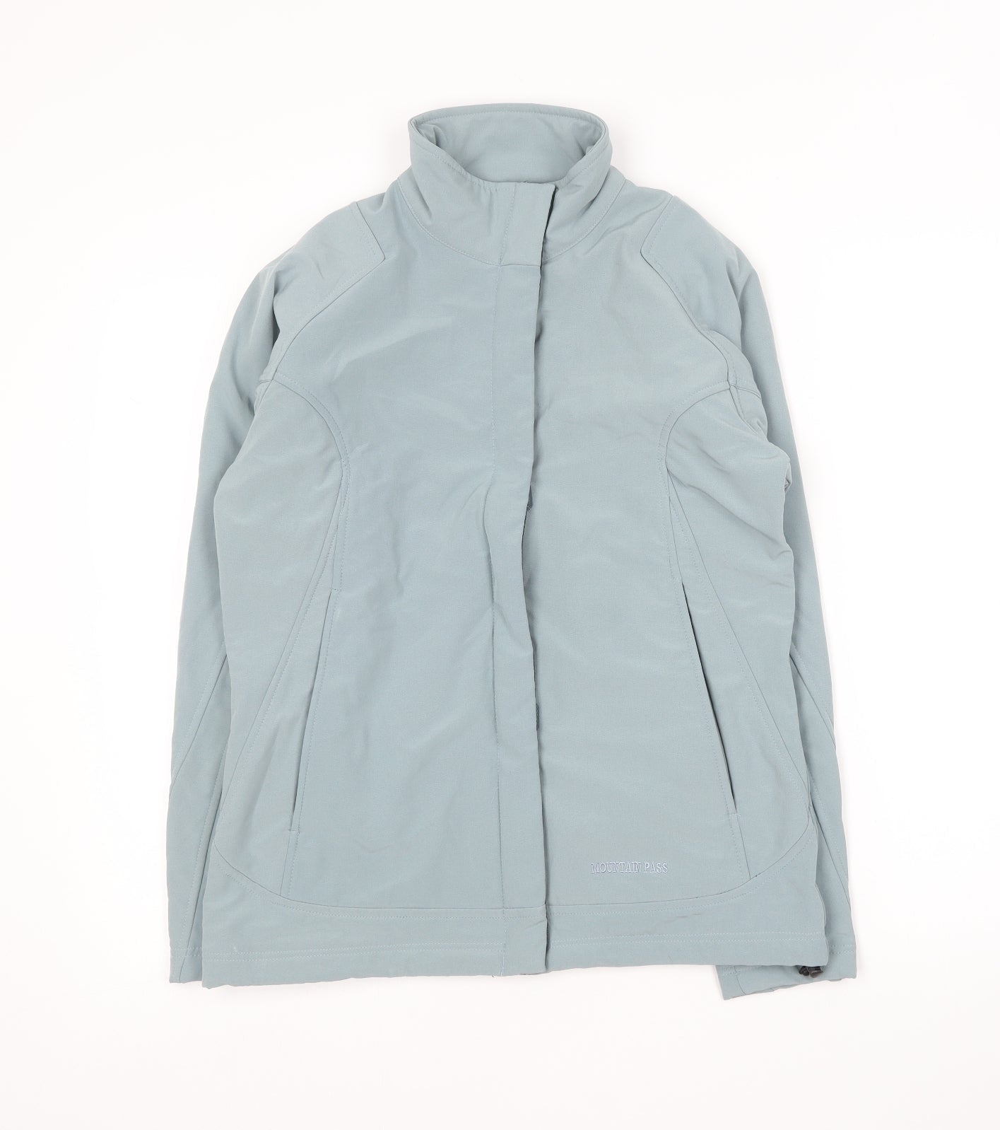 Mountain Pass Womens Blue Jacket Coat Size 10 Zip