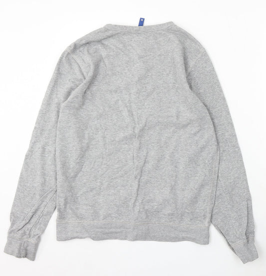 Divided by H&M Womens Grey Cotton Pullover Sweatshirt Size M