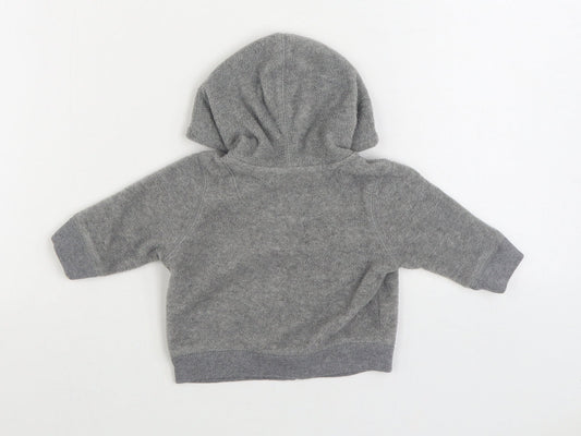Gap Boys Grey Jacket Size 3-6 Months Zip