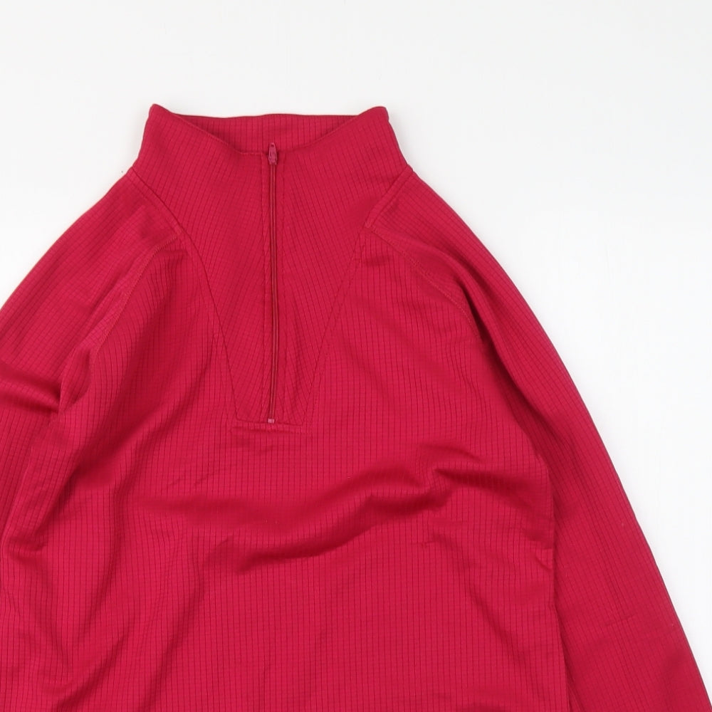 Mountain Life Womens Pink Polyester Pullover Sweatshirt Size 12 Pullover