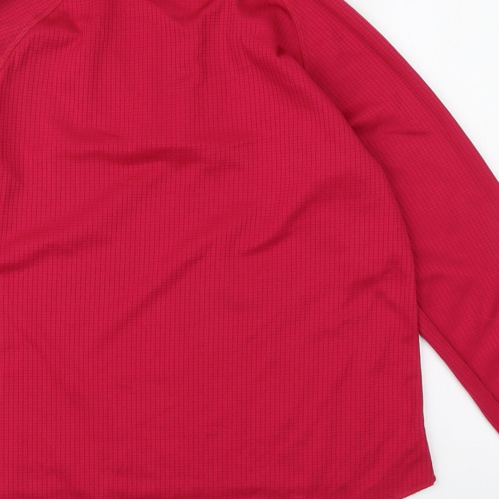 Mountain Life Womens Pink Polyester Pullover Sweatshirt Size 12 Pullover