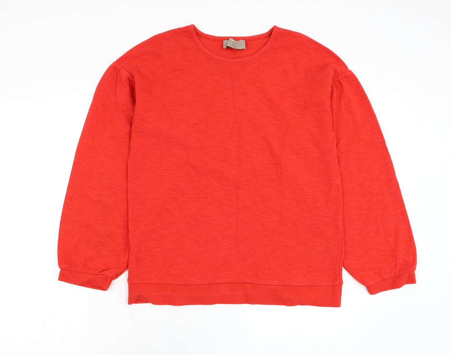 Paul Costelloe Womens Red Cotton Pullover Sweatshirt Size M Pullover