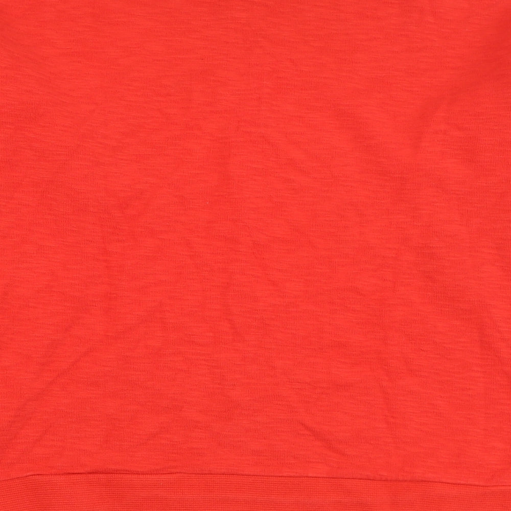 Paul Costelloe Womens Red Cotton Pullover Sweatshirt Size M Pullover