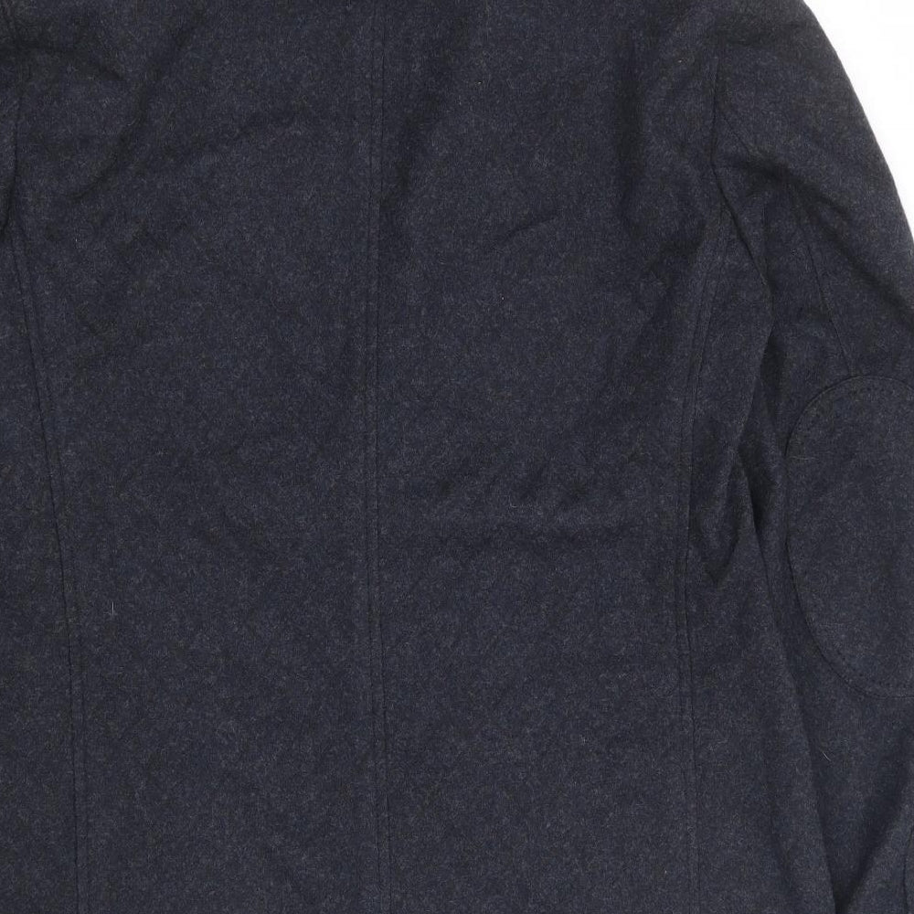 DC Mens Mens Black Polyester Jacket Suit Jacket Size 36