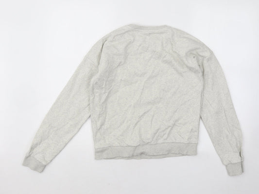 George Girls Grey Cotton Pullover Sweatshirt Size 11-12 Years Pullover - Kind Heart
