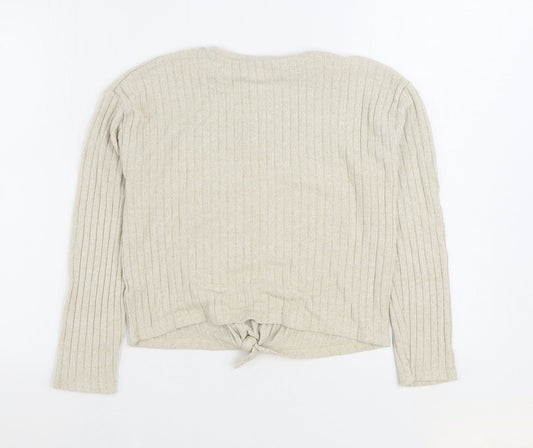 George Girls Beige Viscose Pullover Sweatshirt Size 11-12 Years Pullover - Pudsey Crew