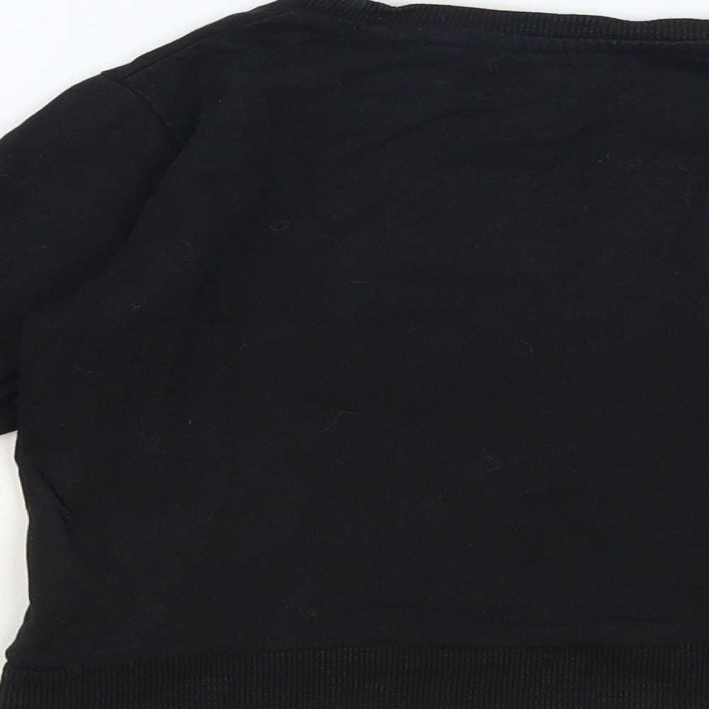 NEXT Boys Black Cotton Pullover Sweatshirt Size 3-4 Years Pullover - Big Ideas Start Small