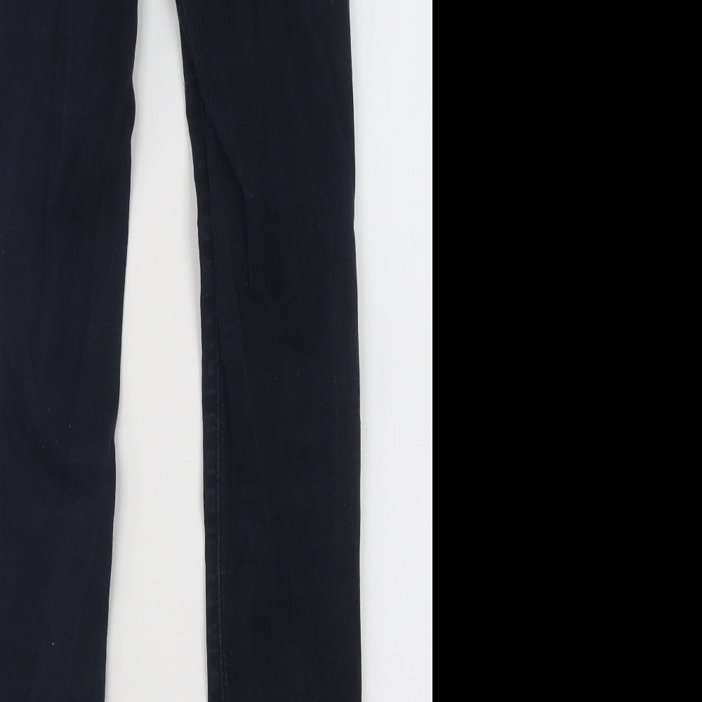 Rant & Rave Womens Blue Cotton Skinny Jeans Size 10 L25 in Regular Button