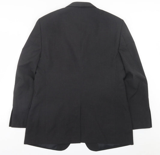 Marks and Spencer Mens Grey Polyester Jacket Suit Jacket Size 42