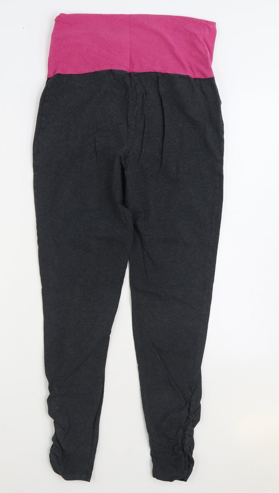 DECATHLON Womens Grey Cotton Jogger Leggings Size L L28 in