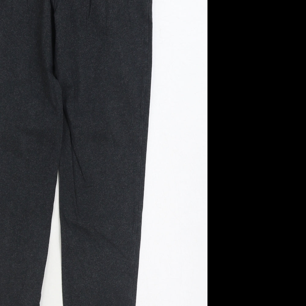 DECATHLON Womens Grey Cotton Jogger Leggings Size L L28 in