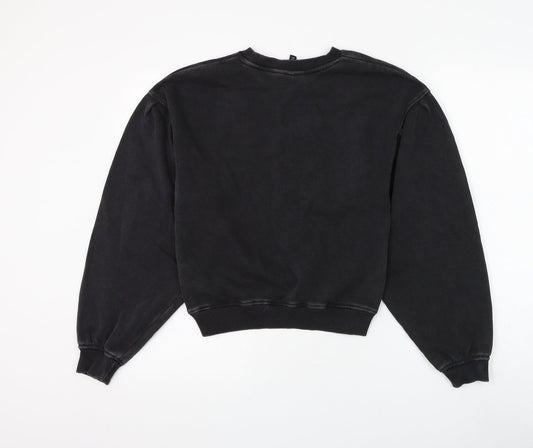 Divided by H&M Womens Grey Cotton Pullover Sweatshirt Size XS Pullover