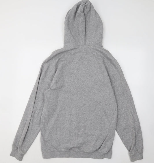 Divided by H&M Womens Grey Cotton Pullover Hoodie Size S Pullover - No Sense