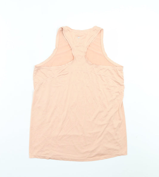 Primark Womens Pink Polyester Basic Tank Size S Scoop Neck Pullover