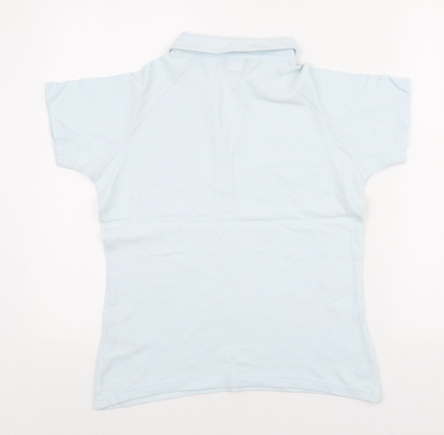Reebok Womens Blue Cotton Basic Polo Size 14 Collared
