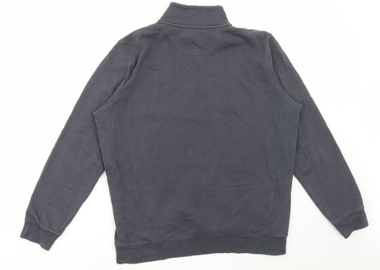 Matalan Mens Grey Cotton Pullover Sweatshirt Size L