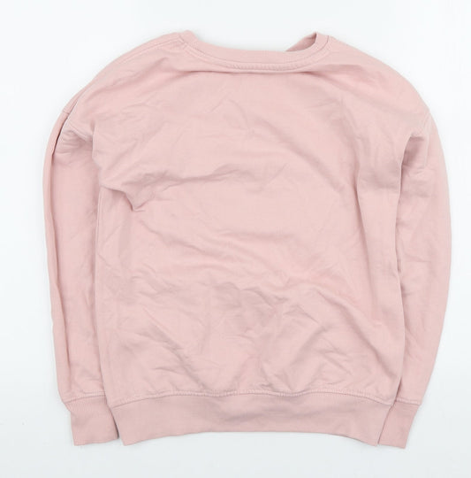 Dunnes Stores Womens Pink Polyester Henley Sweatshirt Size XS Pullover - This is my black