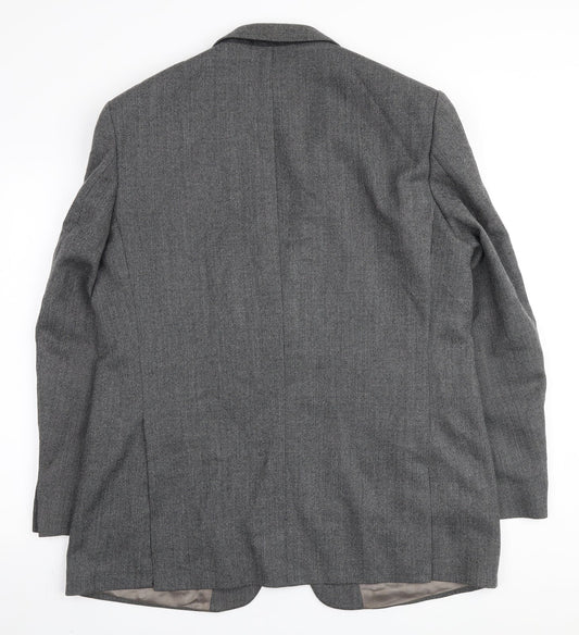 Marks and Spencer Mens Black Wool Blazer