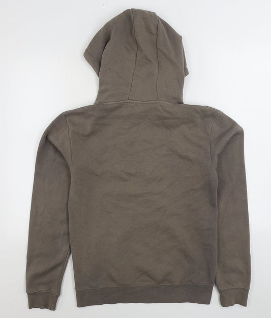 Beck & Hersey Mens Grey Cotton Pullover Hoodie Size S