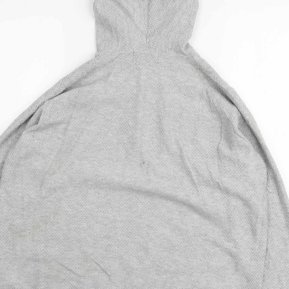 Marks and Spencer Womens Grey Viscose Pullover Hoodie Size M Pullover