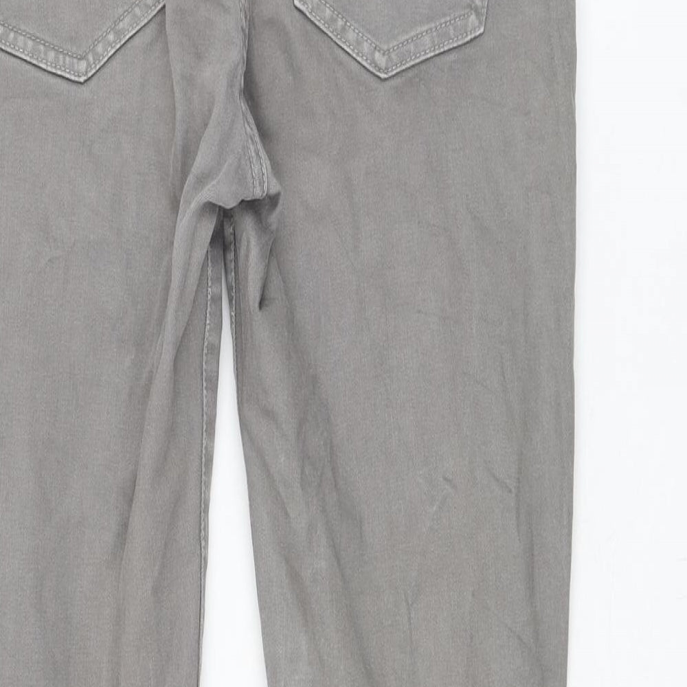 Gap Womens Grey Cotton Skinny Jeans Size 10 L26 in Regular Zip
