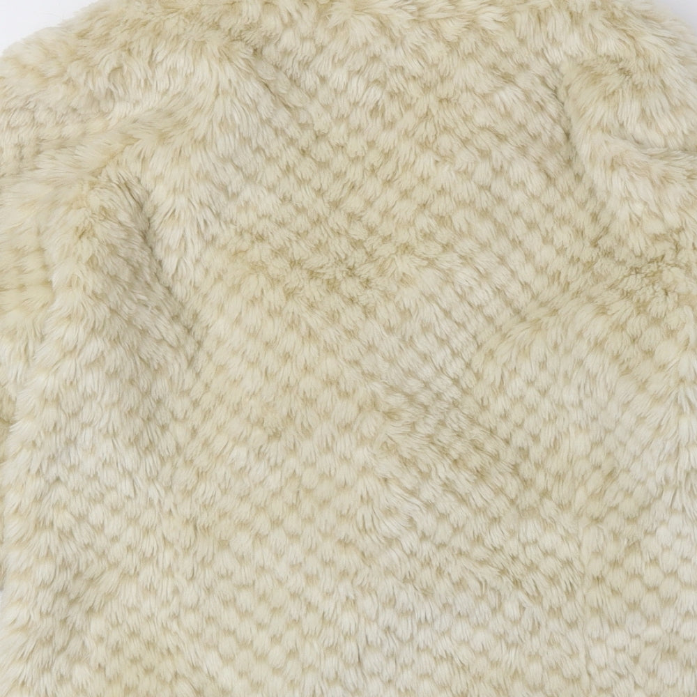 MK Womens Beige Jacket Size 10 Button