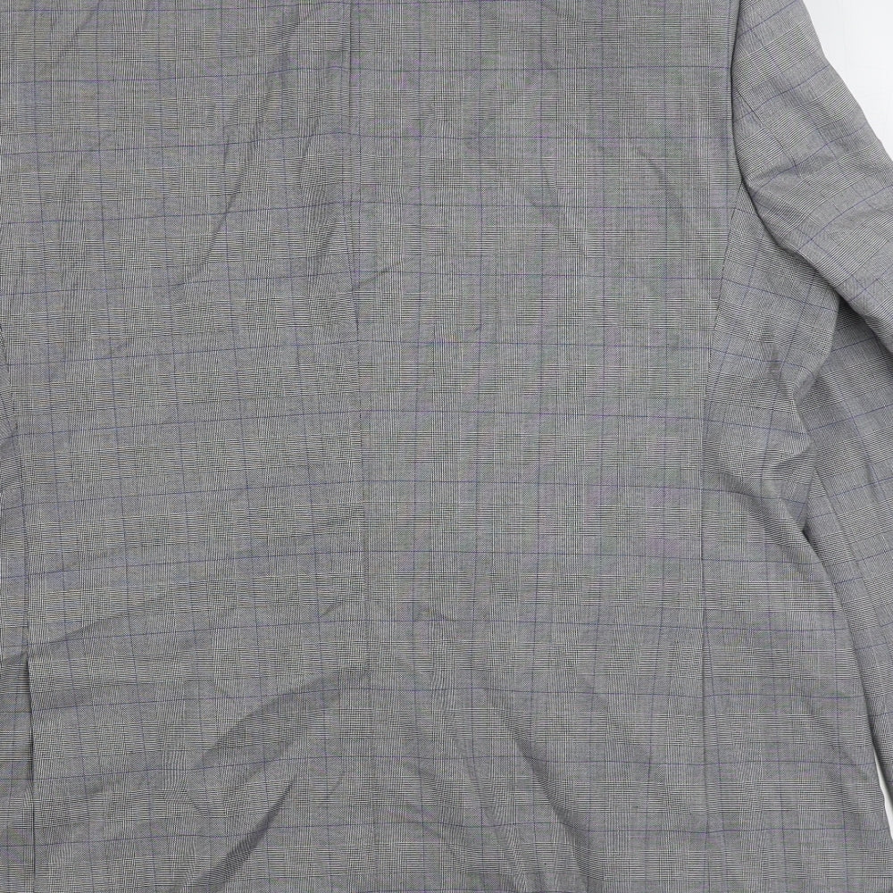 Marks and Spencer Mens Grey Polyester Jacket Suit Jacket Size 44