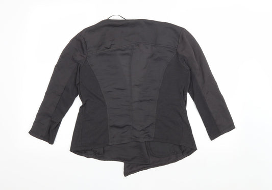 Dorothy Perkins Womens Grey Jacket Size 12 Tie