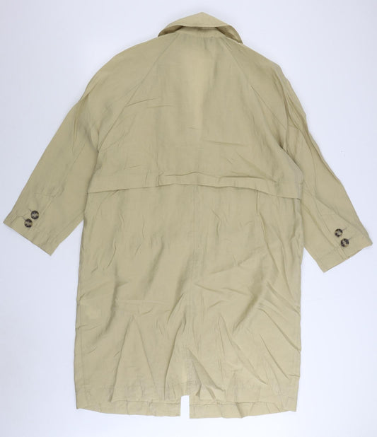 H&M Mens Beige Jacket Size L Button