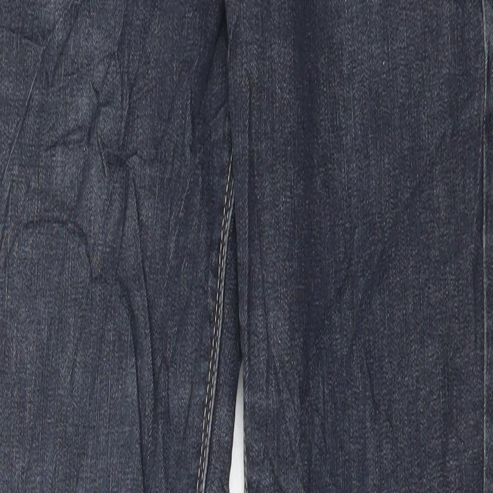 United Colors of Benetton Womens Blue Cotton Skinny Jeans Size 26 in L31 in Regular Button