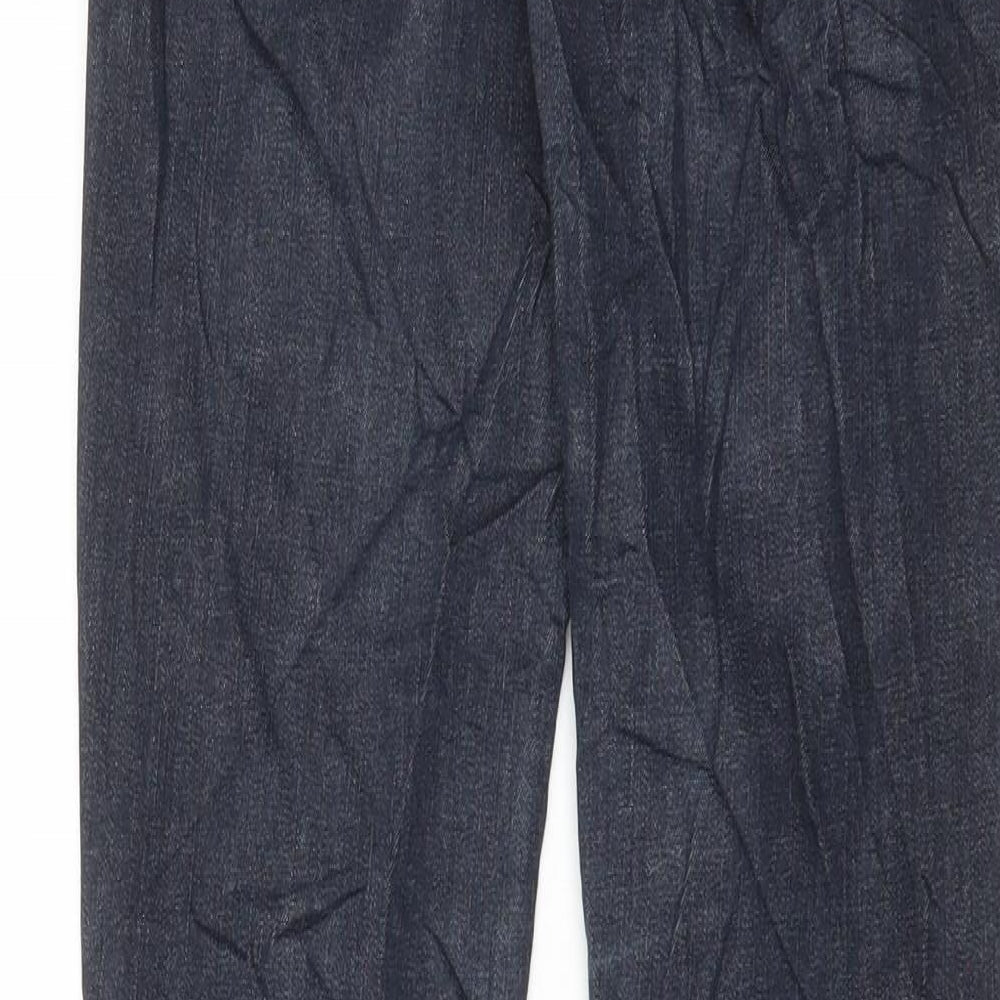 United Colors of Benetton Womens Blue Cotton Skinny Jeans Size 26 in L31 in Regular Button