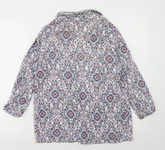 New Look Womens Multicoloured Floral Jacket Size 10