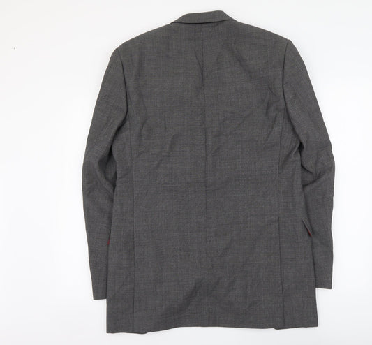 Marks and Spencer Mens Grey Wool Jacket Suit Jacket Size L