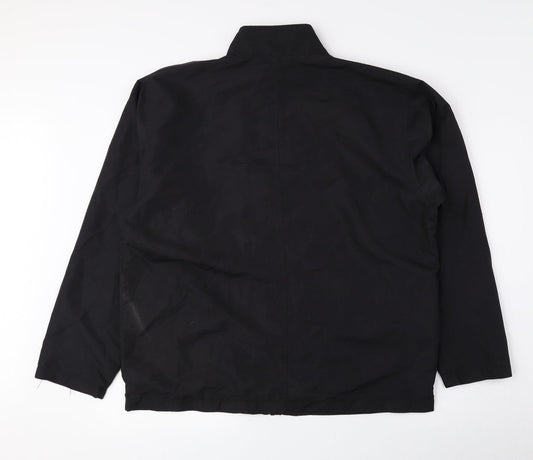 SQV Mens Black Jacket Size M Zip