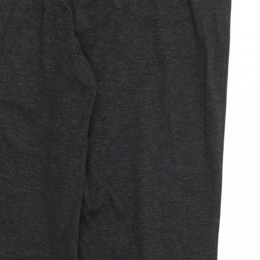 Marks and Spencer Womens Grey Polyester Trousers Size 36 in L29 in Regular