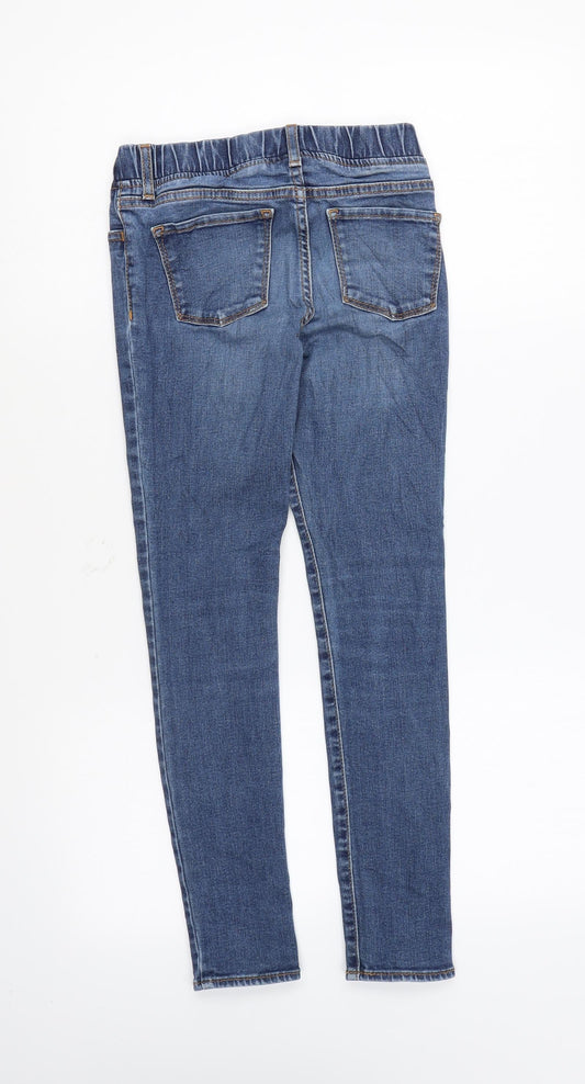 Gap Womens Blue Cotton Skinny Jeans Size 10 L25 in Regular - Short