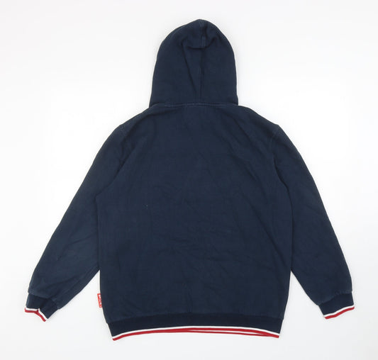 RWC Shop Boys Blue Cotton Pullover Hoodie Size M Pullover - Rugby World Cup 2019