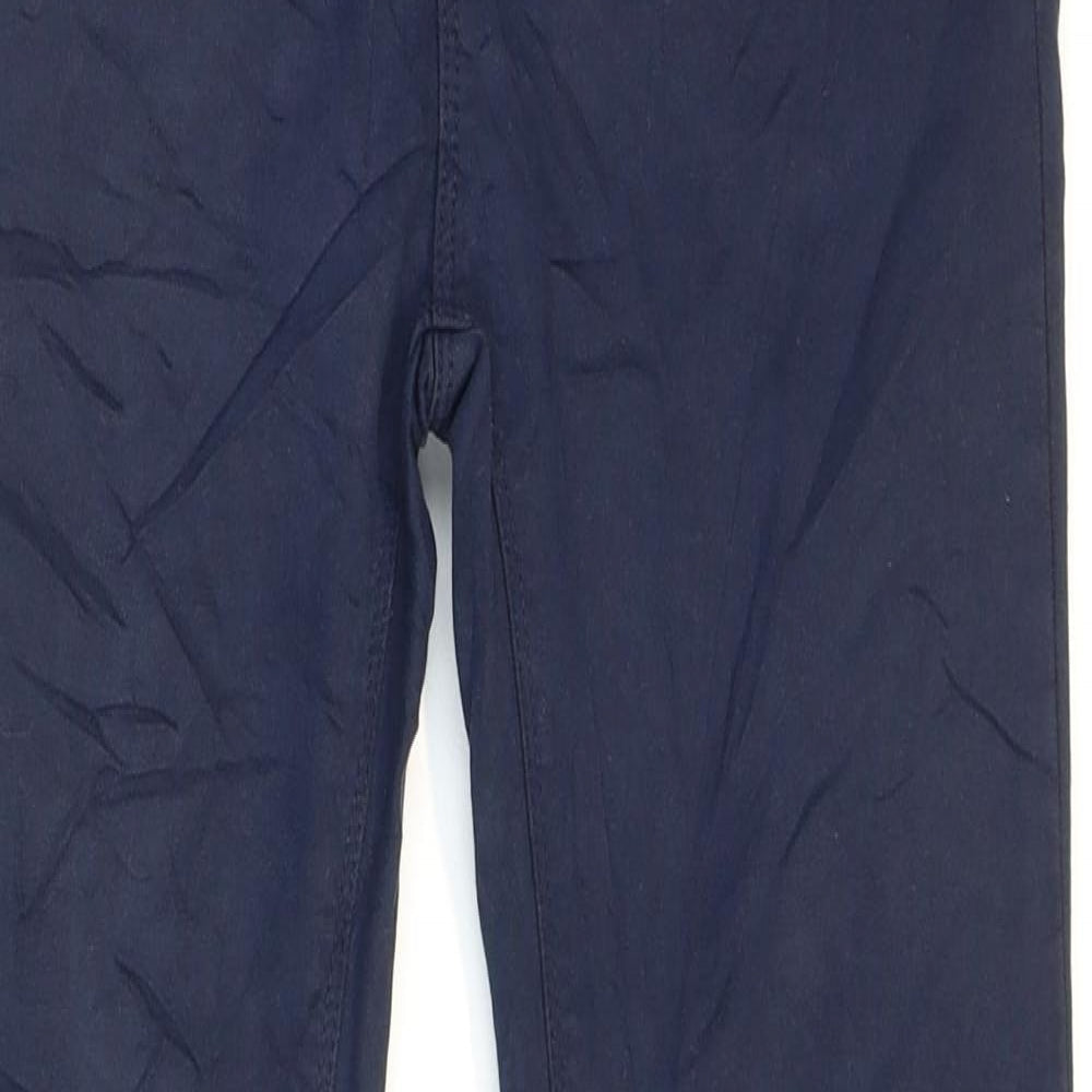 Stradivarius Womens Blue Cotton Skinny Jeans Size 8 L29 in Regular Zip