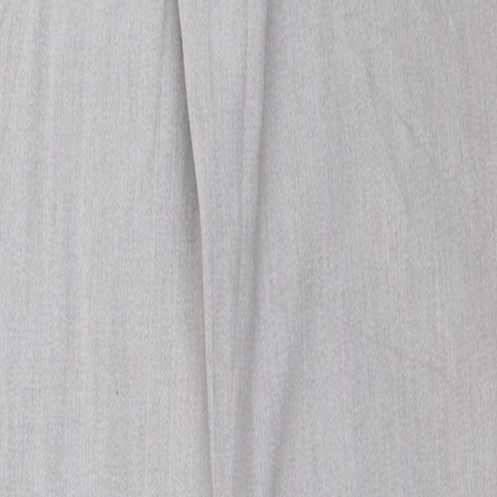 Marks and Spencer Womens Grey Cotton Skinny Jeans Size 8 L29 in Regular Zip