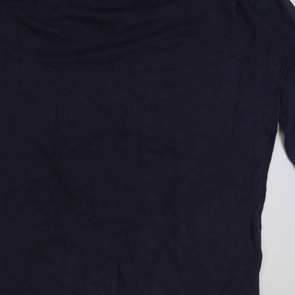 NEXT Mens Blue Polyester Pullover Sweatshirt Size S