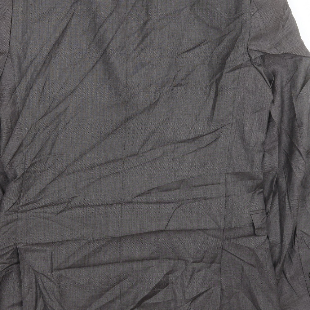 Paul Costelloe Mens Grey Wool Jacket Suit Jacket Size 36