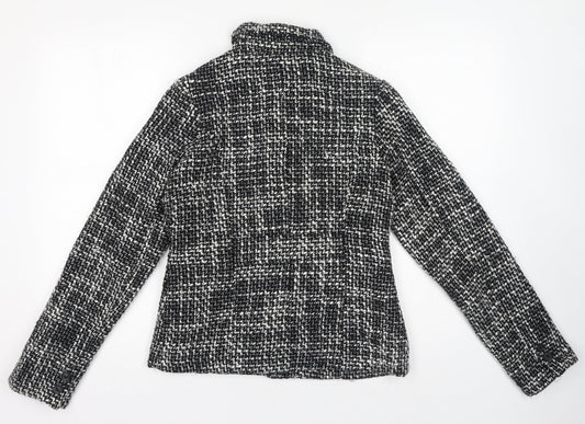 Miss Posh Womens Black Jacket Blazer Size 10 Button