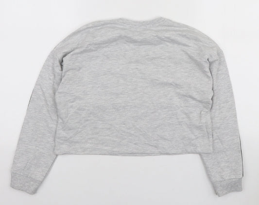 George Girls Grey Polyester Pullover Sweatshirt Size 9-10 Years Pullover - NASA