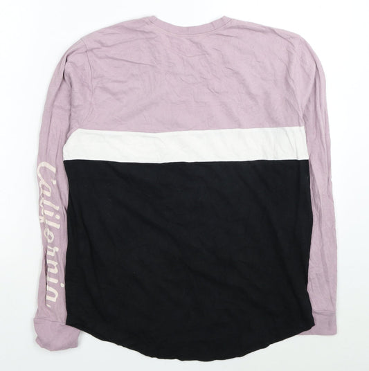 Hollister Womens Black Colourblock Cotton Pullover Sweatshirt Size S Pullover - California