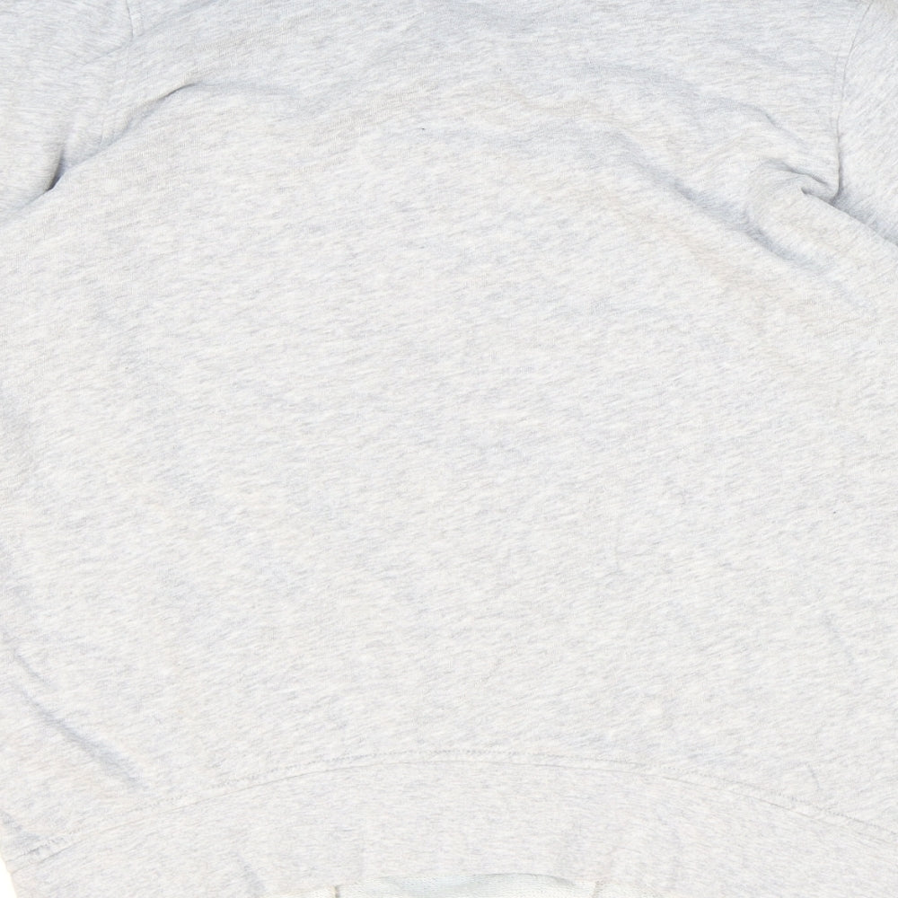 H&M Womens Grey Round Neck Cotton Pullover Jumper Size M - Dragonfly