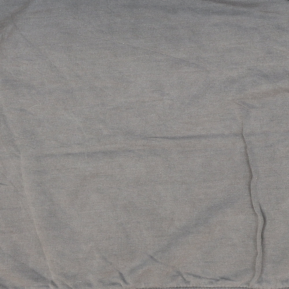 Nasty Gal Womens Grey Polyester Pullover Sweatshirt Size S Pullover - My body. My rules. My decision