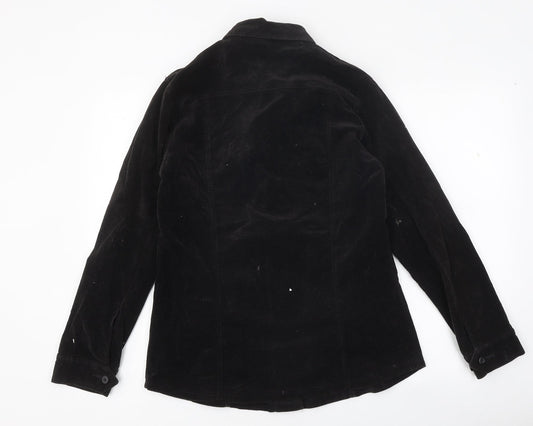 Marks and Spencer Womens Brown Jacket Size 12 Button