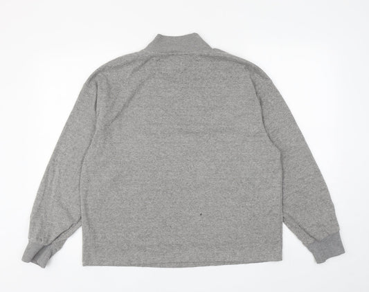 Marks and Spencer Womens Grey Viscose Pullover Sweatshirt Size 14 Pullover