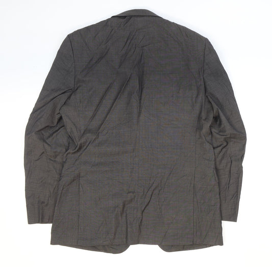 Marks and Spencer Mens Brown Wool Jacket Suit Jacket Size 40