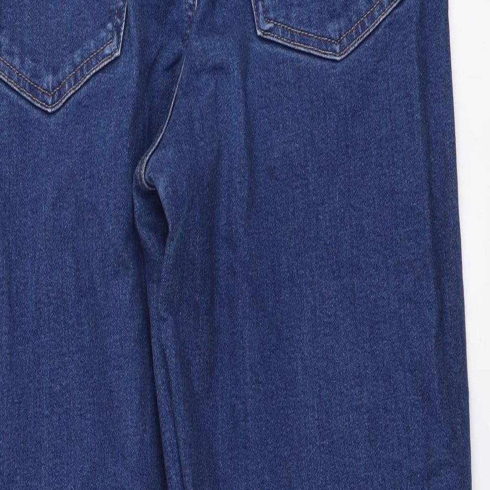 Gap Womens Blue Cotton Mom Jeans Size 28 in L25 in Regular Button